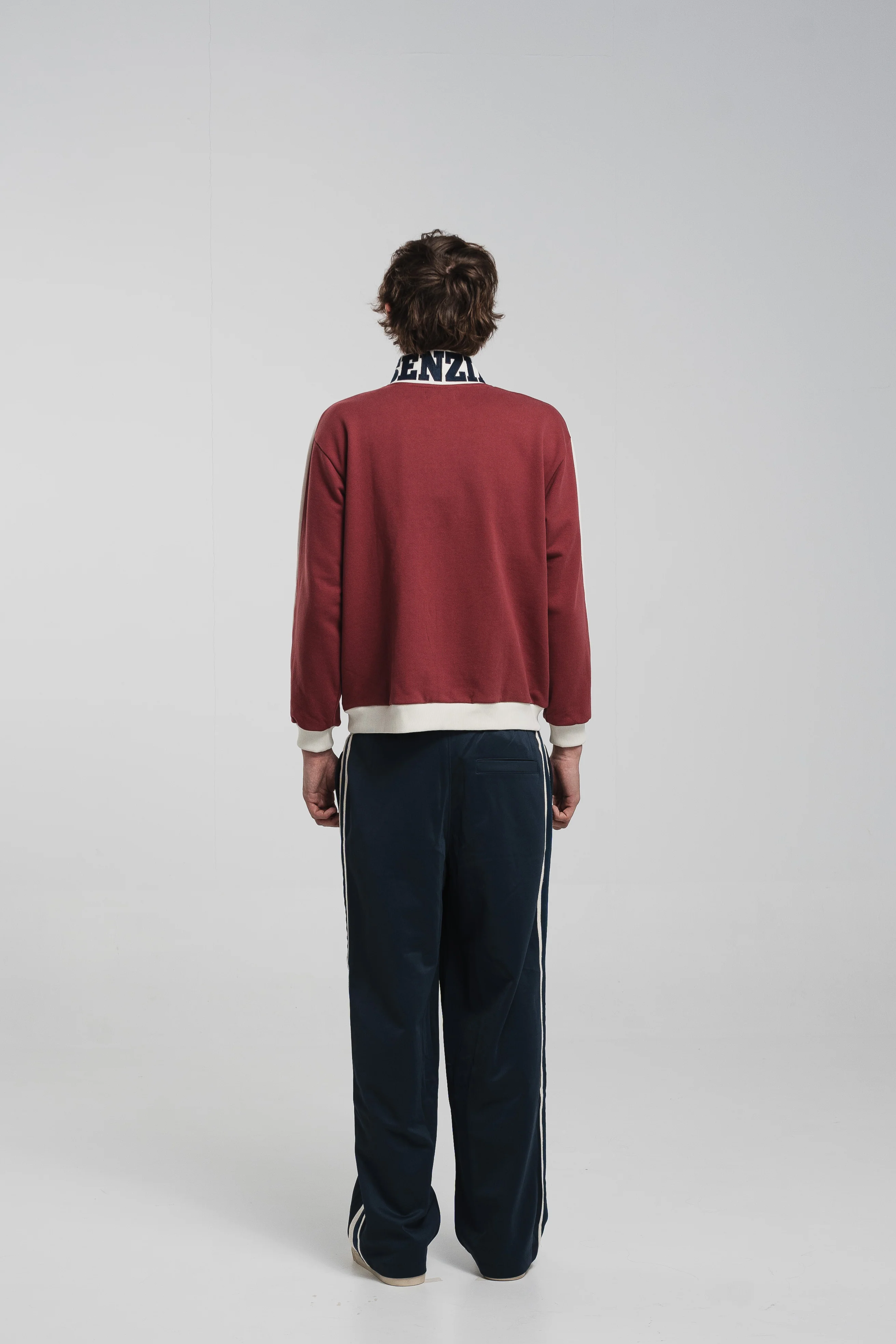 BORDEAUX LETTER NECK TRACKJACKET - Image 9