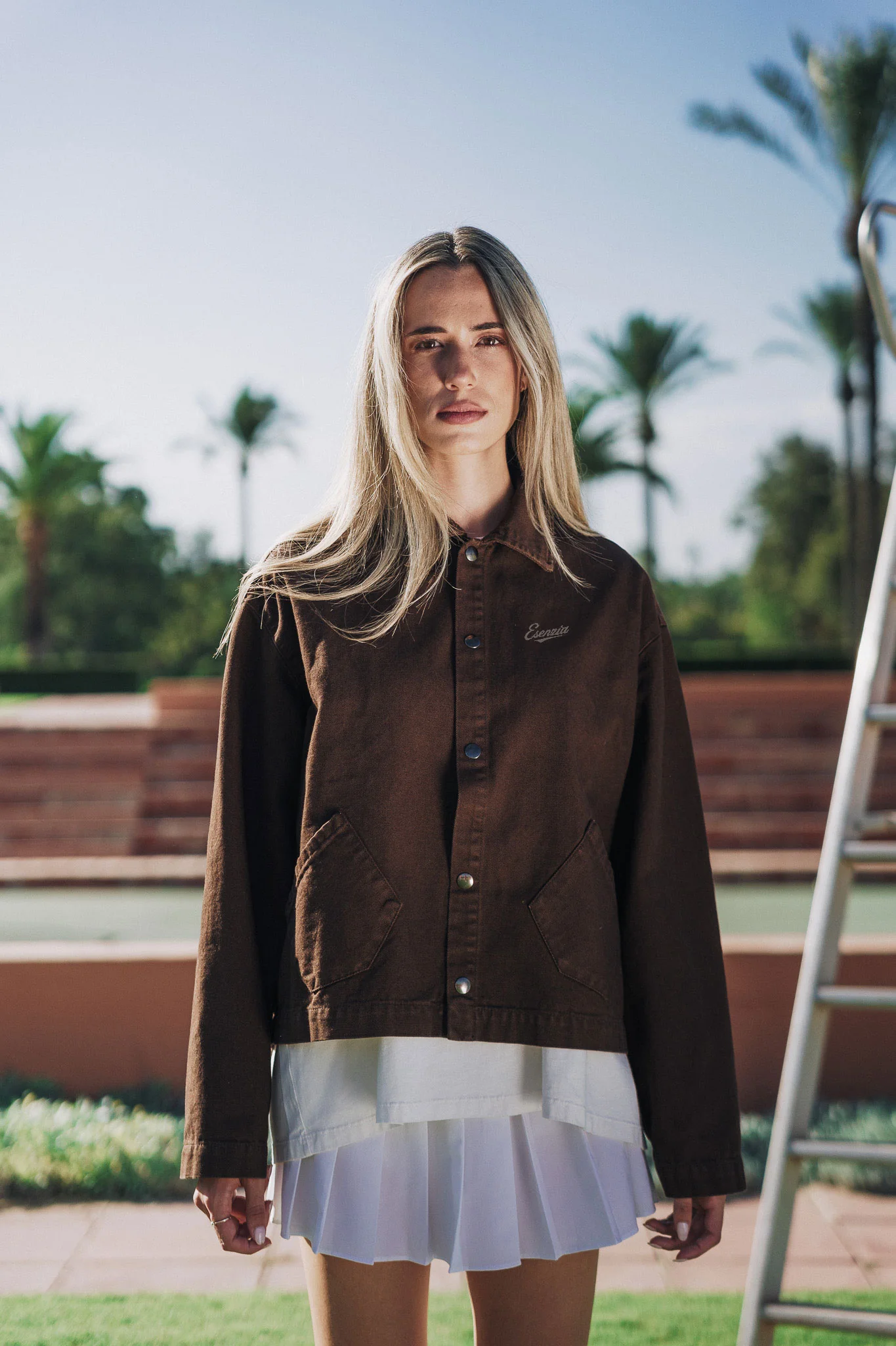 BROWN ESSENTIAL JACKET - Image 5