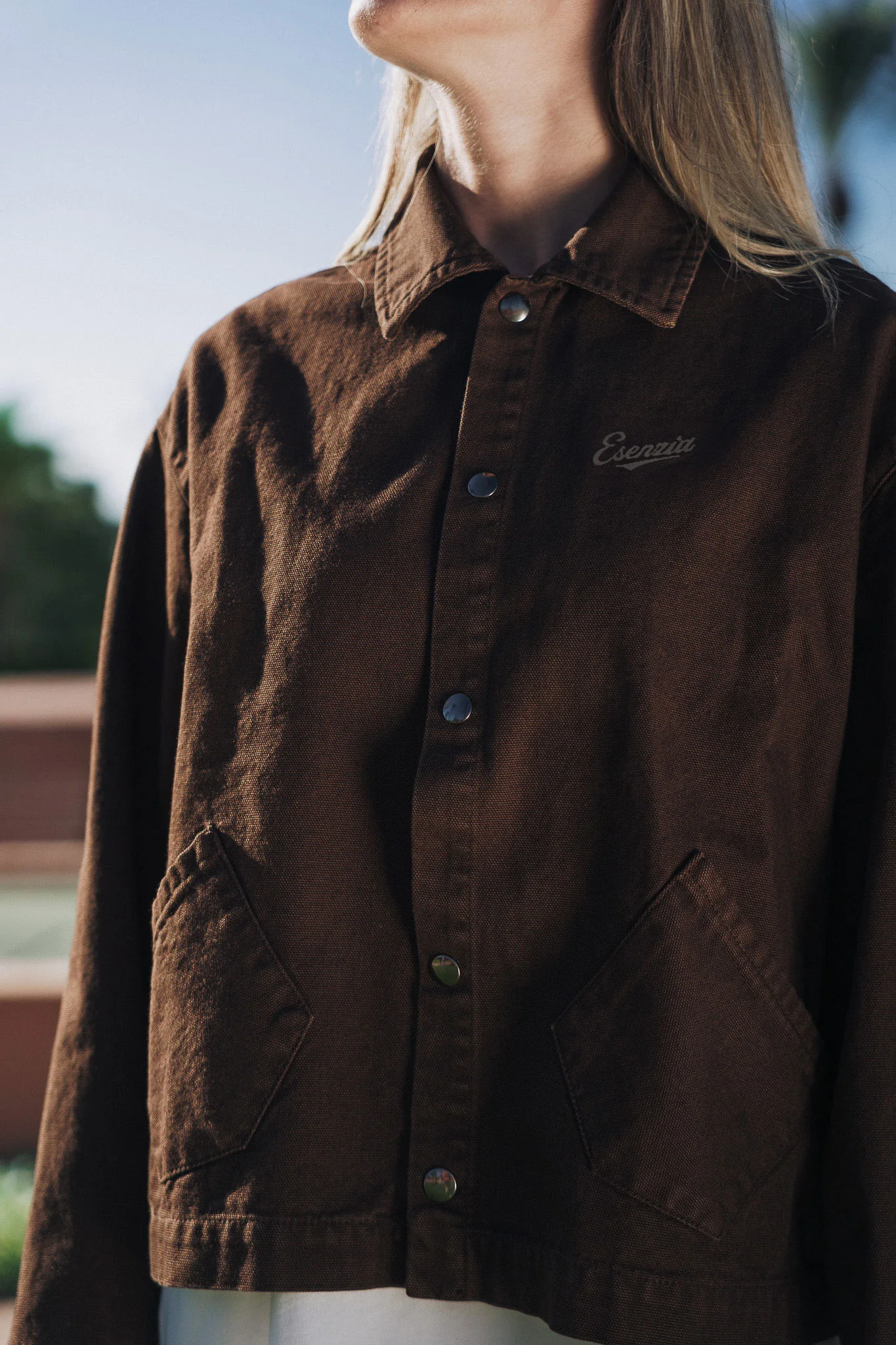 BROWN ESSENTIAL JACKET - Image 6