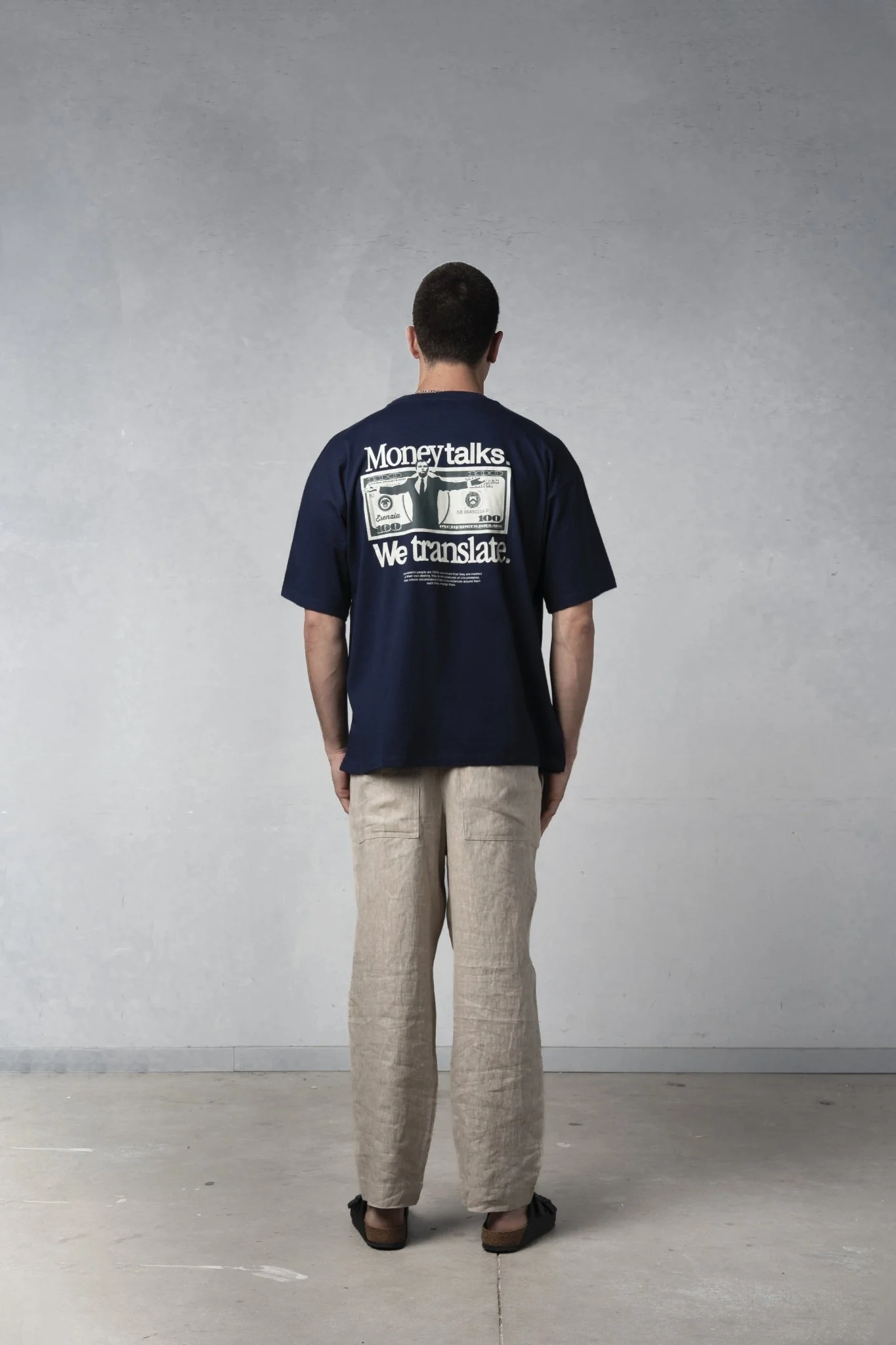 DARK BLUE WOLF TEE - Image 5