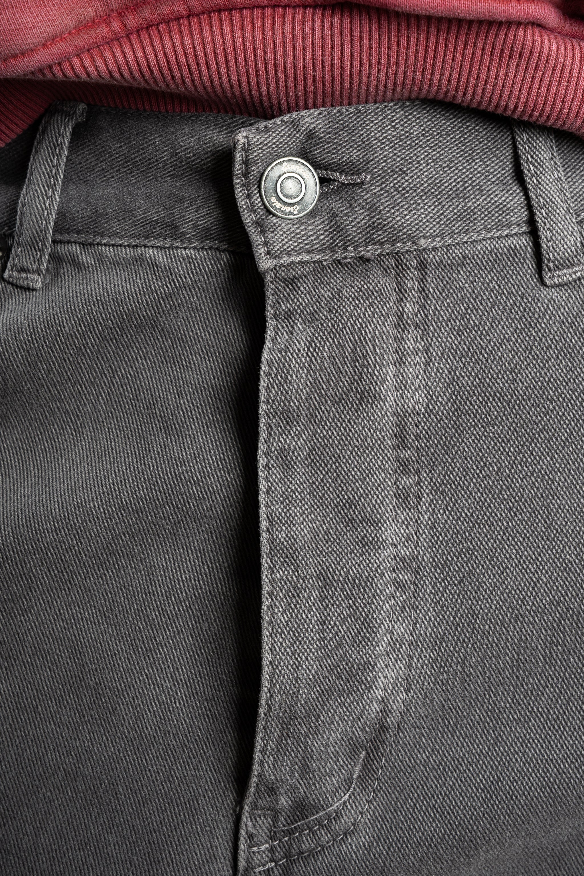 DENIM STRAIGHT PANTS GREY - Image 10
