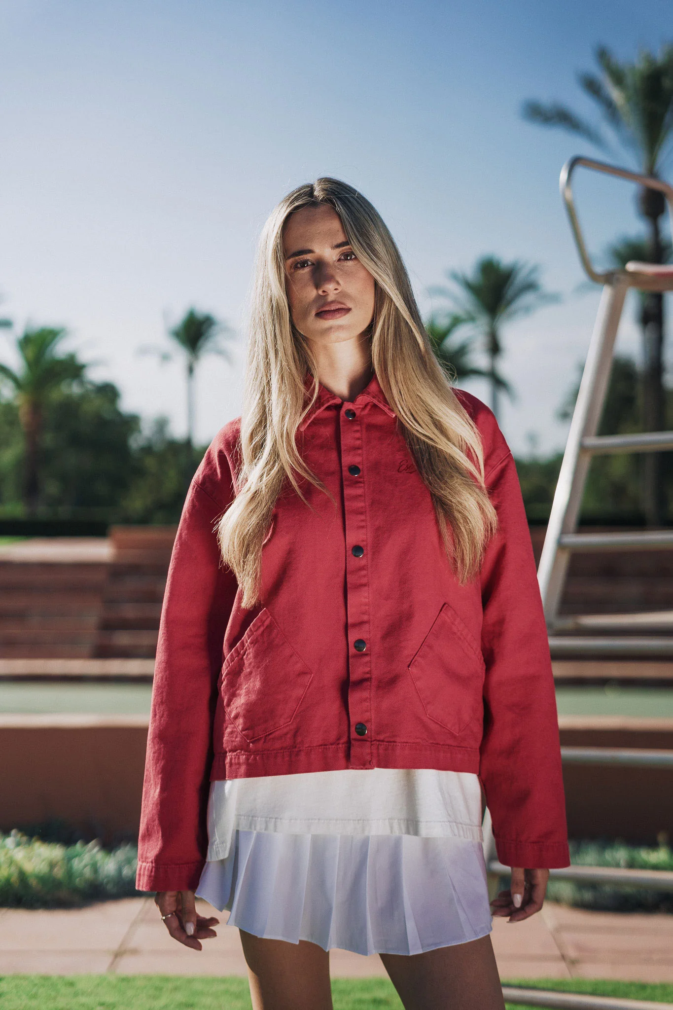 RED ESSENTIAL JACKET - Image 6