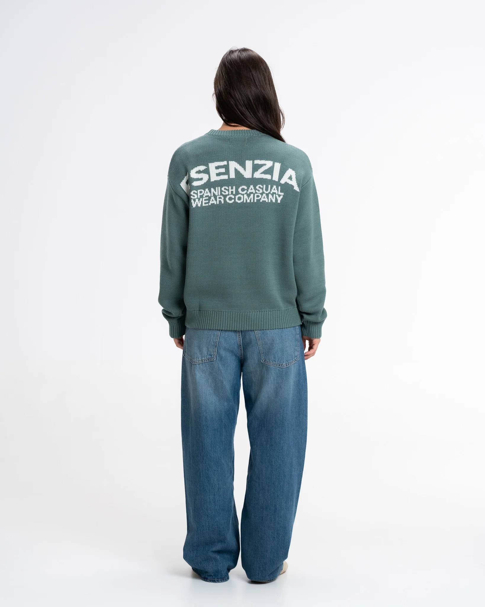 SAGE NEUTRAL KNIT SWEATER - Image 9