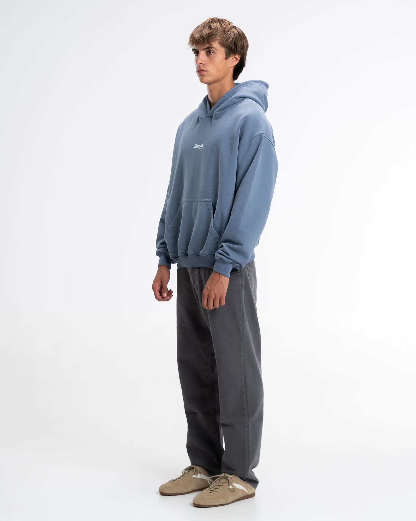 STEEL BLUE CRAFT HOODIE - Image 8